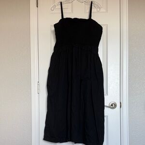 Old Navy Comfy Black Midi Dress, XL